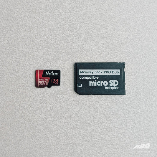 PSP Memory Card + microSD Adapter | Game-Ready Storage