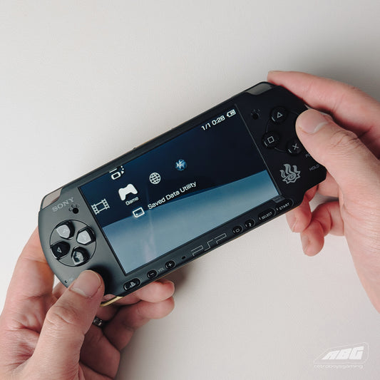 Sony PSP-3000 Monster Hunter Edition Reshell | IPS Screen